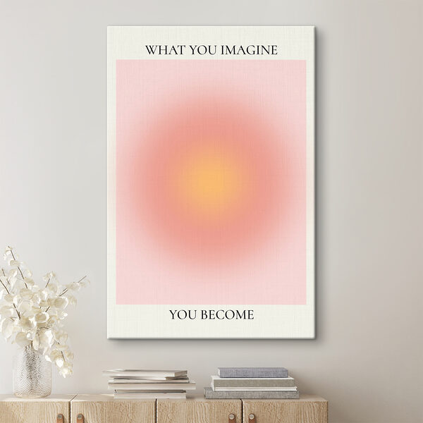 Un cercle rose et jaune Un cercle rose et jaune
