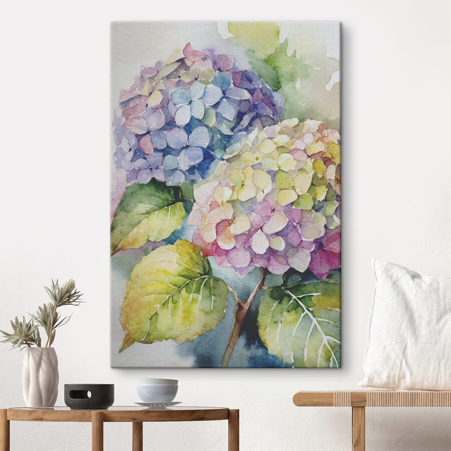 Une aquarelle de fleurs