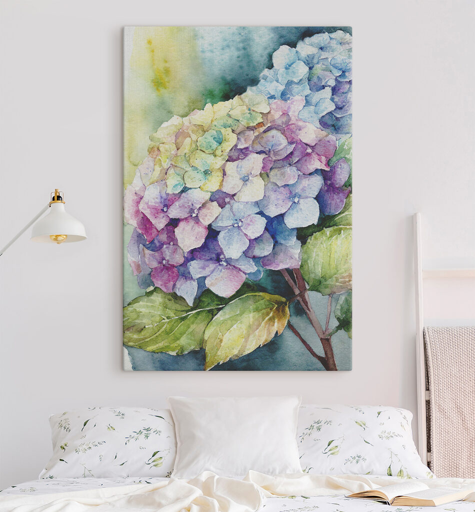 A watercolor of a flower A watercolor of a flower