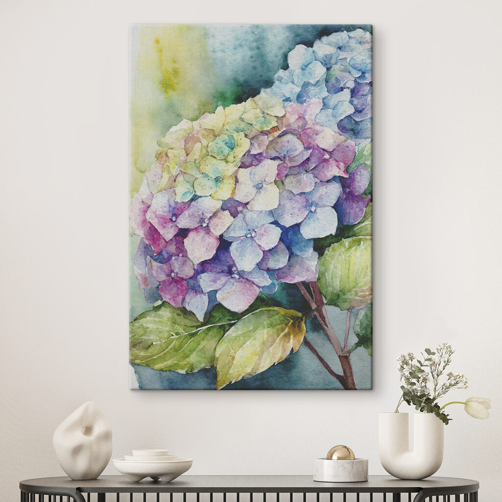 A watercolor of a flower A watercolor of a flower