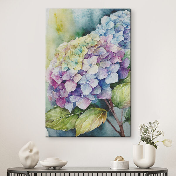 Une aquarelle d'une fleur Une aquarelle d'une fleur