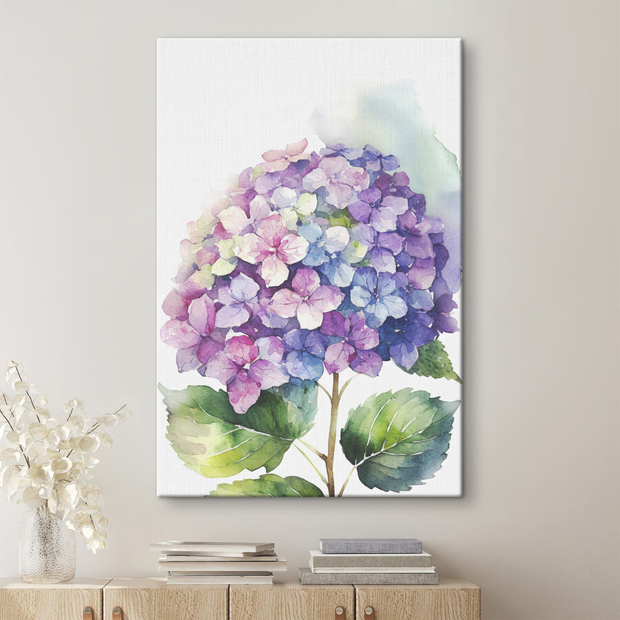 Une aquarelle d'une fleur Une aquarelle d'une fleur
