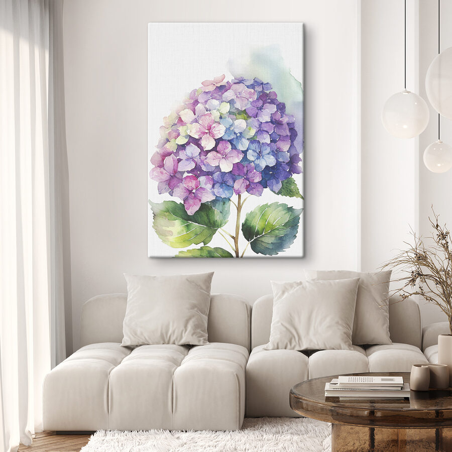 Une aquarelle d'une fleur Une aquarelle d'une fleur