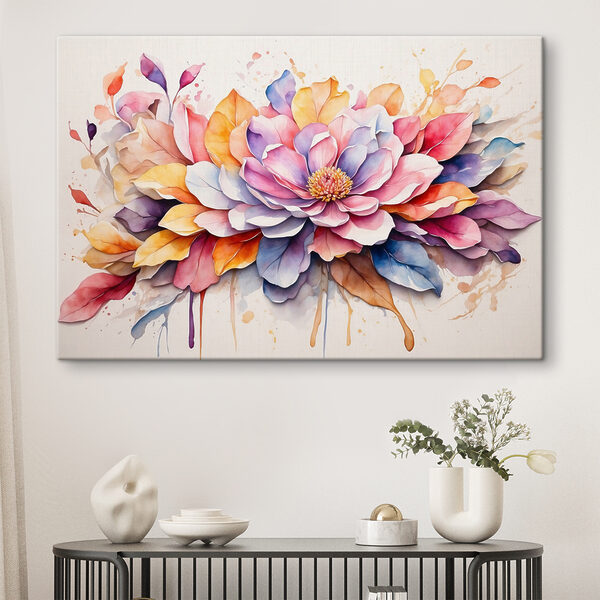 Peinture d'une fleur Peinture d'une fleur