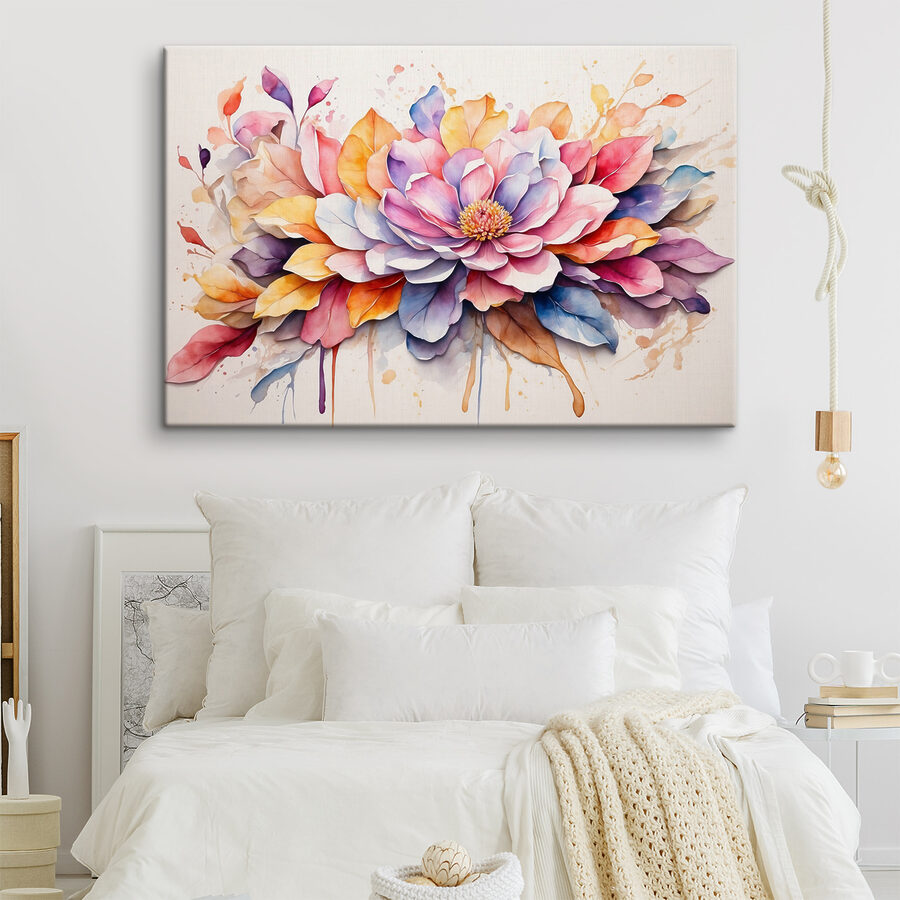 Peinture d'une fleur