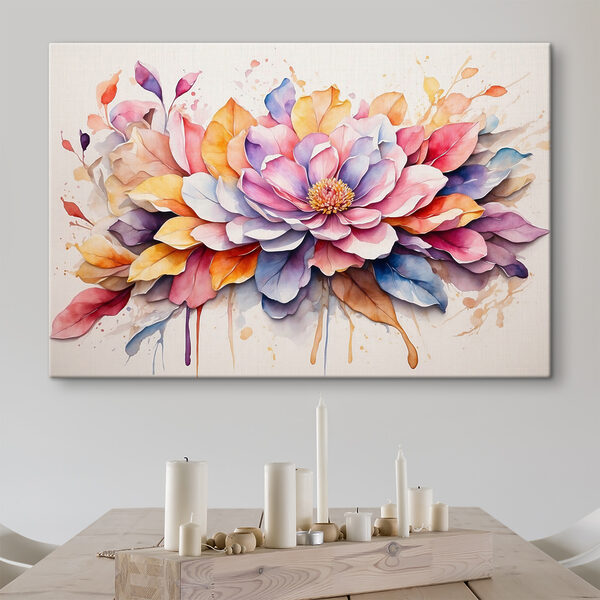 Peinture d'une fleur Peinture d'une fleur
