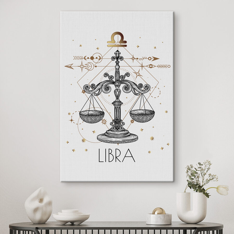 Dessin du signe astrologique de la Balance