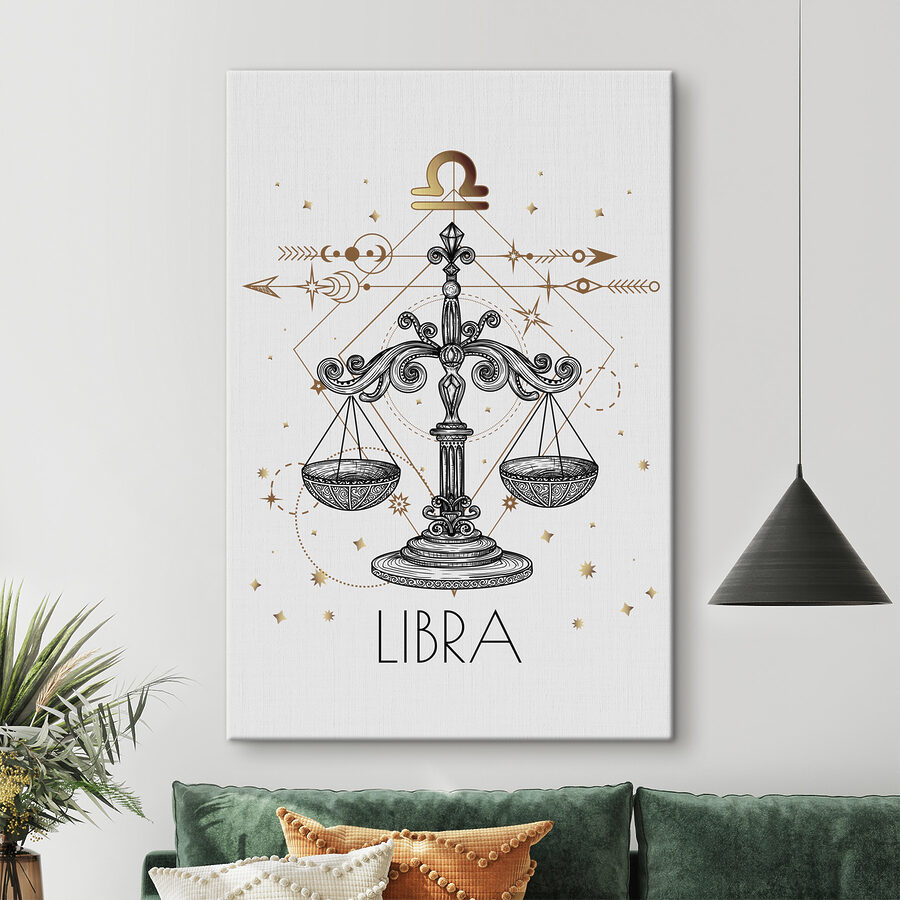 Dessin du signe astrologique de la Balance