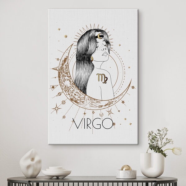 Dessin d'une femme avec une lune et des étoiles Dessin d'une femme avec une lune et des étoiles