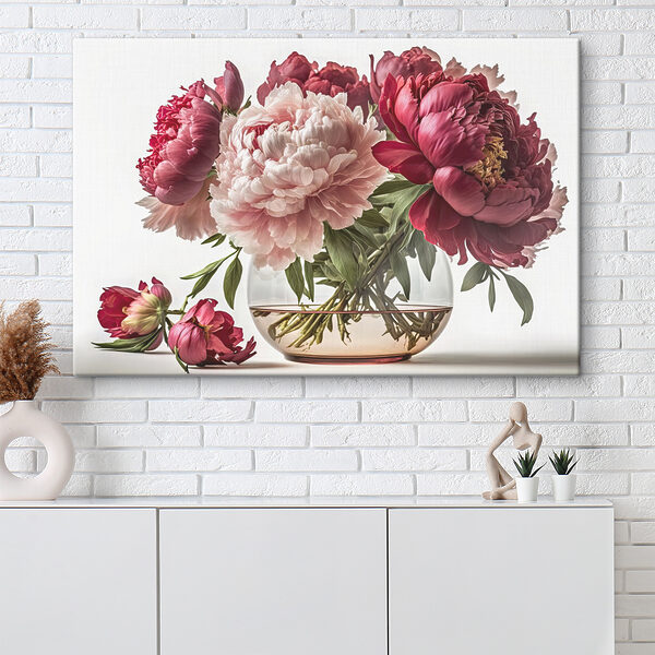Un vase de fleurs roses et blanches Un vase de fleurs roses et blanches