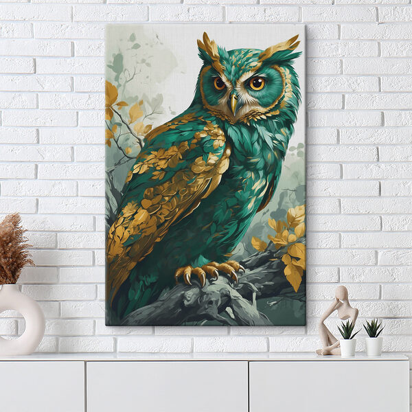 Peinture d'un hibou Peinture d'un hibou