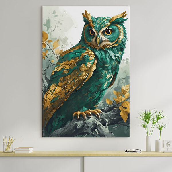 Peinture d'un hibou Peinture d'un hibou