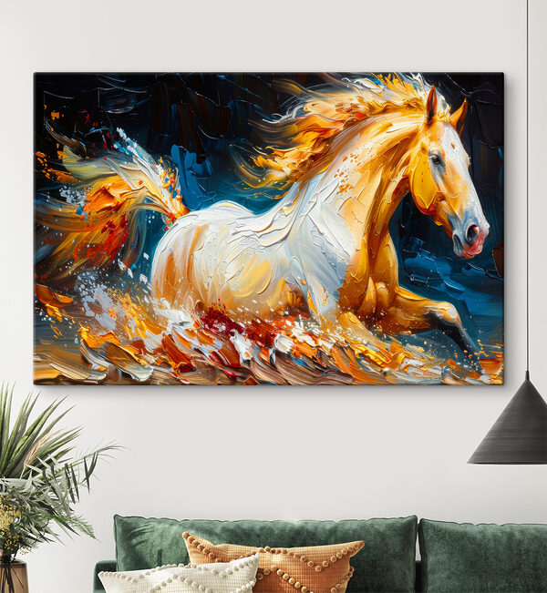 Peinture d'un cheval Peinture d'un cheval