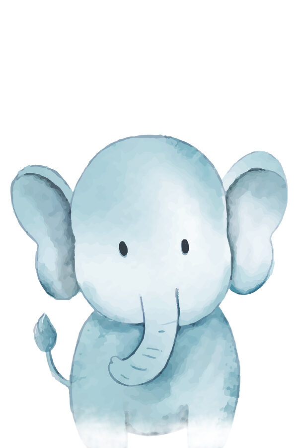 Une caricature d'éléphant Une caricature d'éléphant
