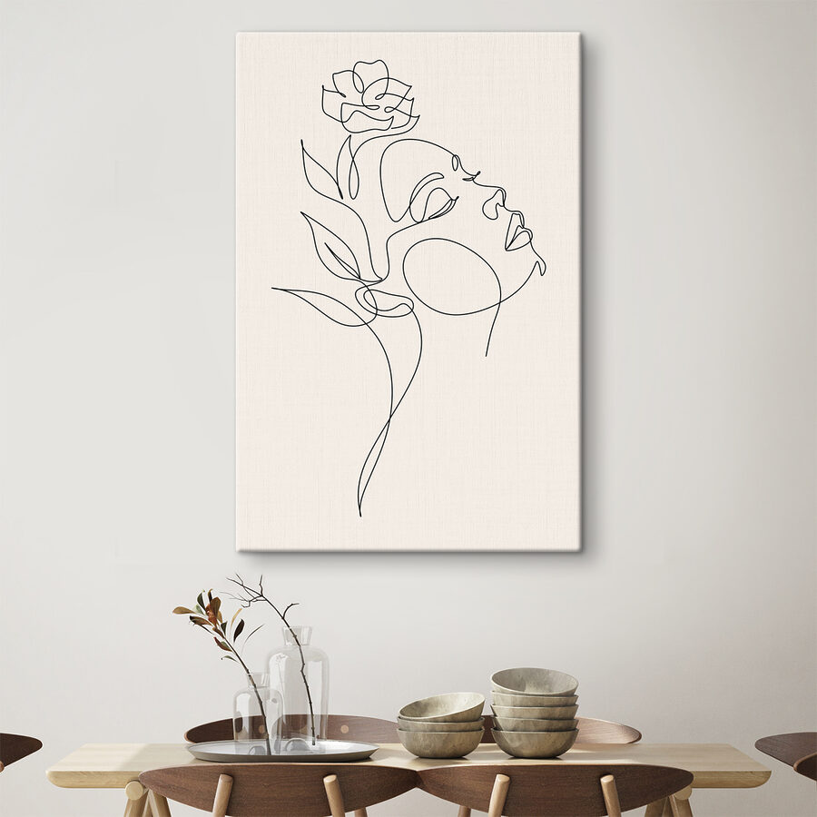 Tableaux Dessin d'un visage de femme – Image 3
