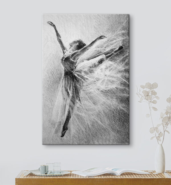 Dessin d'une femme qui danse Dessin d'une femme qui danse