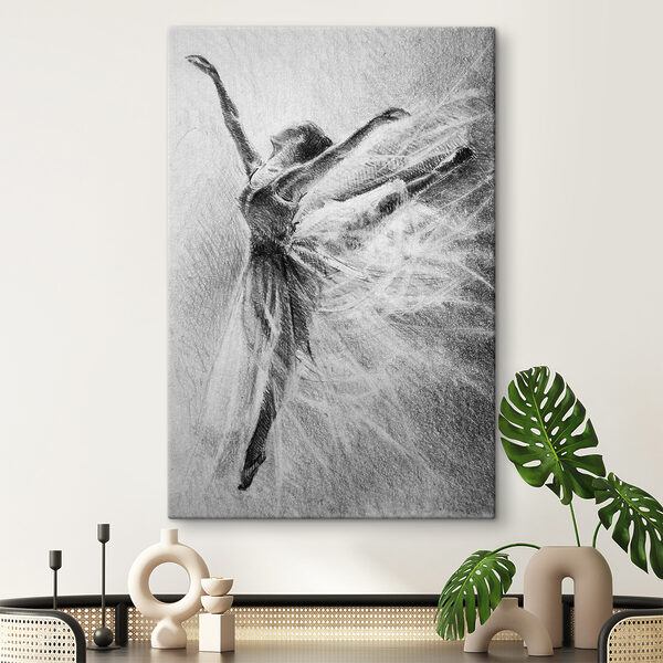 Dessin d'une femme qui danse Dessin d'une femme qui danse
