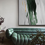 Canard dans un étang avec des fleurs de lotus Tableaux Traits d'émeraude sur toile texturée