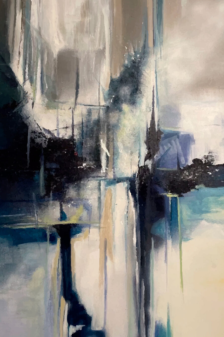 Peinture d'une ville