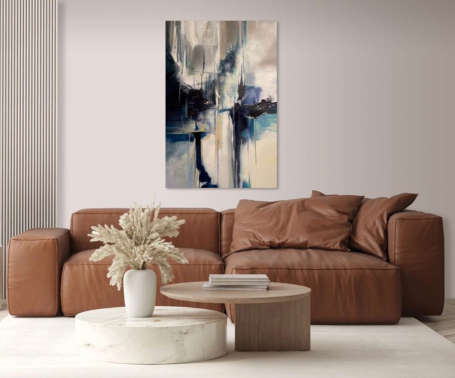 Peinture d'une ville