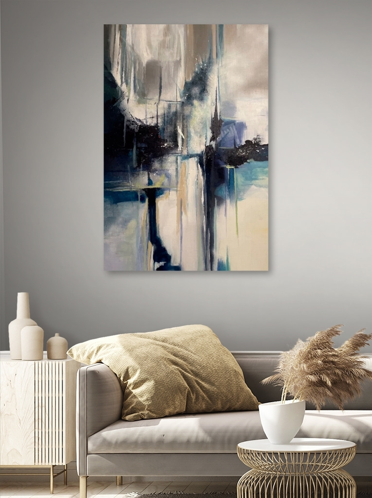 Peinture d'une ville
