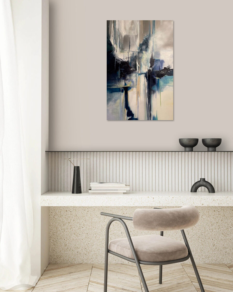 Peinture d'une ville