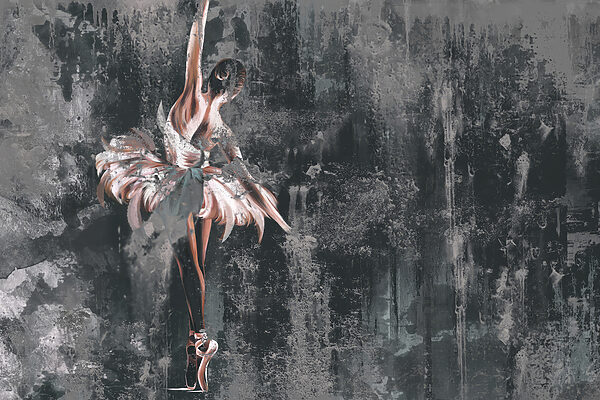 Peinture d'une femme en tutu Peinture d'une femme en tutu