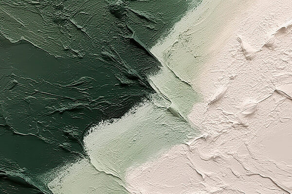 Gros plan sur une peinture Gros plan sur une peinture