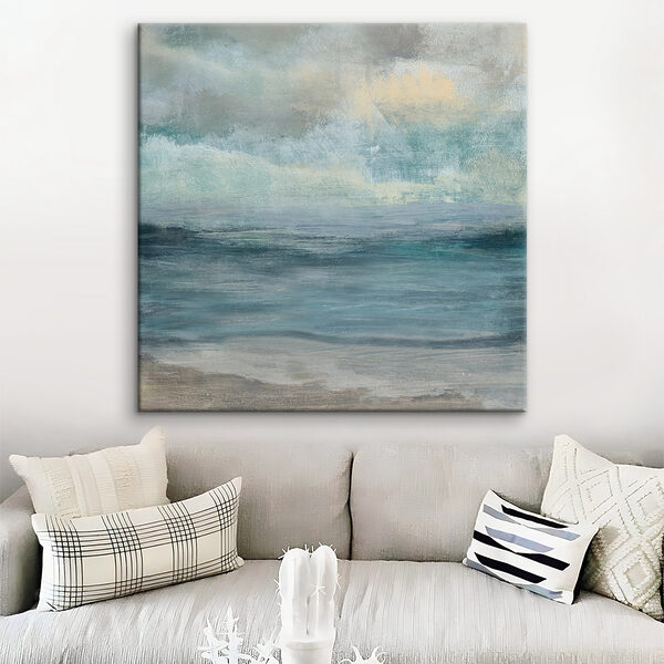 Une eau et un sable avec des vagues Une eau et un sable avec des vagues