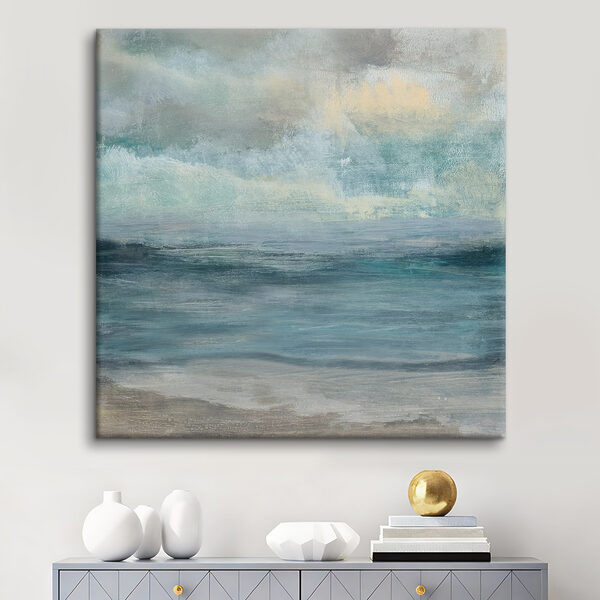 Une eau et un sable avec des vagues Une eau et un sable avec des vagues