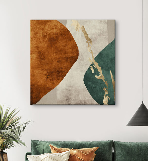 Une pièce d'art au design coloré Une pièce d'art au design coloré