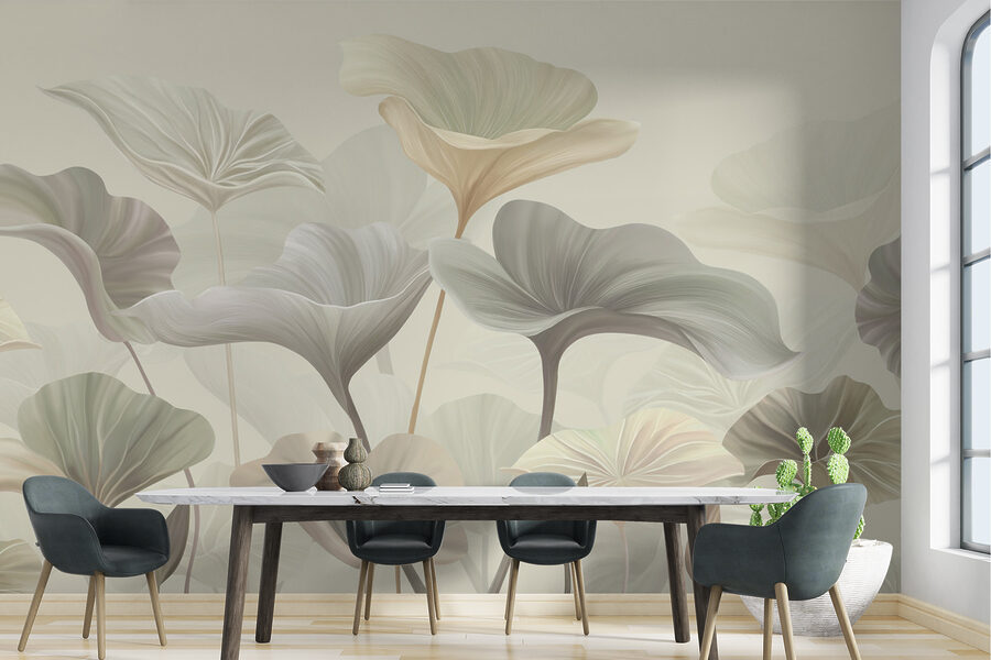 Gros plan sur les feuilles