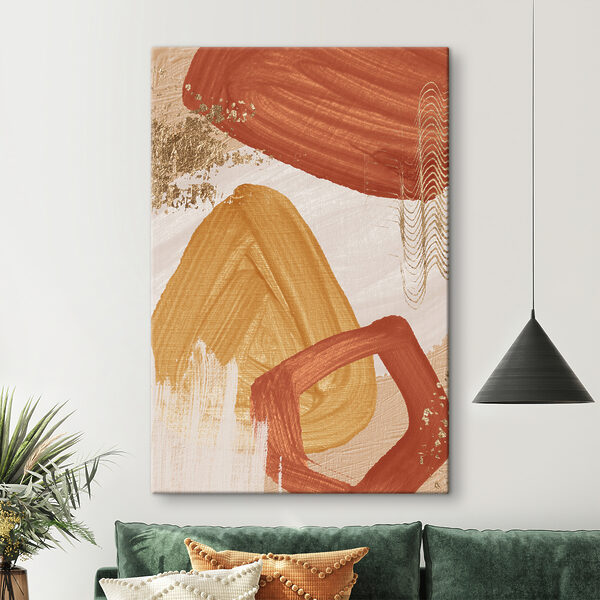 Gros plan sur une peinture Gros plan sur une peinture