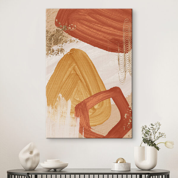Gros plan sur une peinture Gros plan sur une peinture