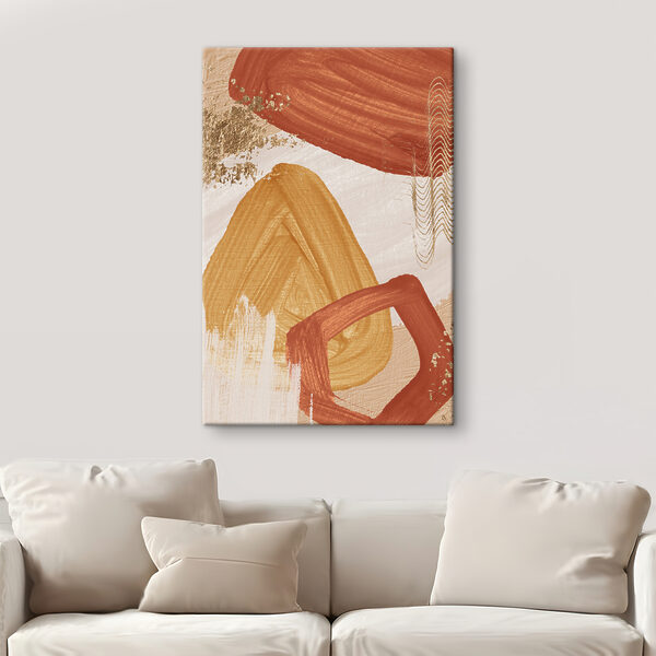 Gros plan sur une peinture Gros plan sur une peinture