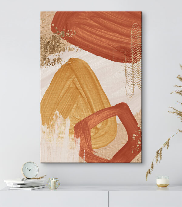 Gros plan sur une peinture Gros plan sur une peinture
