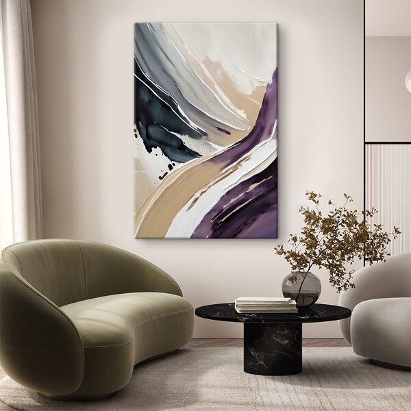 Gros plan sur une peinture Gros plan sur une peinture