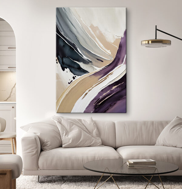 Gros plan sur une peinture Gros plan sur une peinture