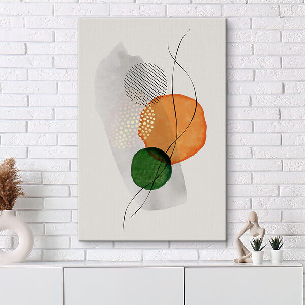 Des cercles et des lignes colorés Des cercles et des lignes colorés