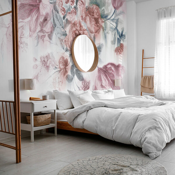 Gros plan sur les fleurs Papier peint Gros plan sur les fleurs