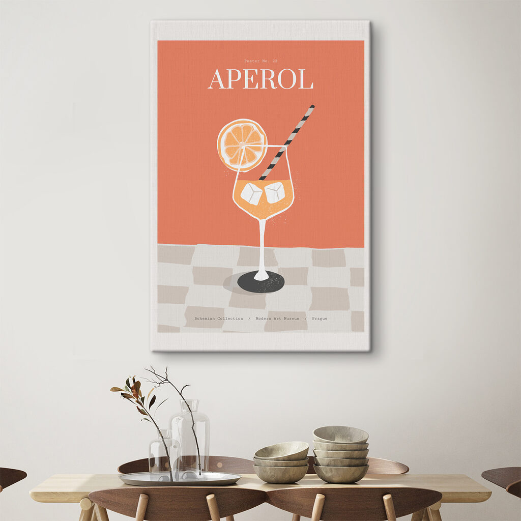 A poster of a drink
