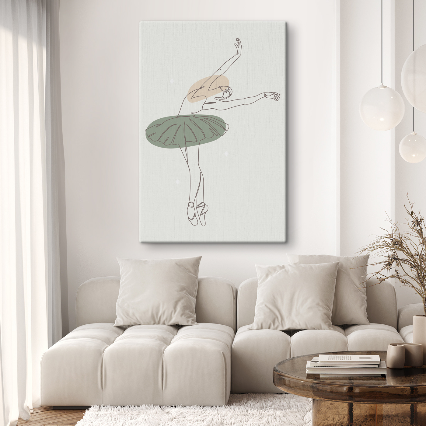 A drawing of a ballerina A drawing of a ballerina