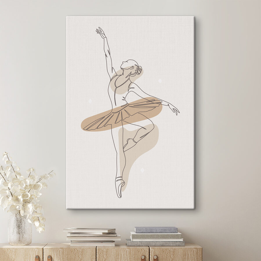 Dessin d'une femme qui danse