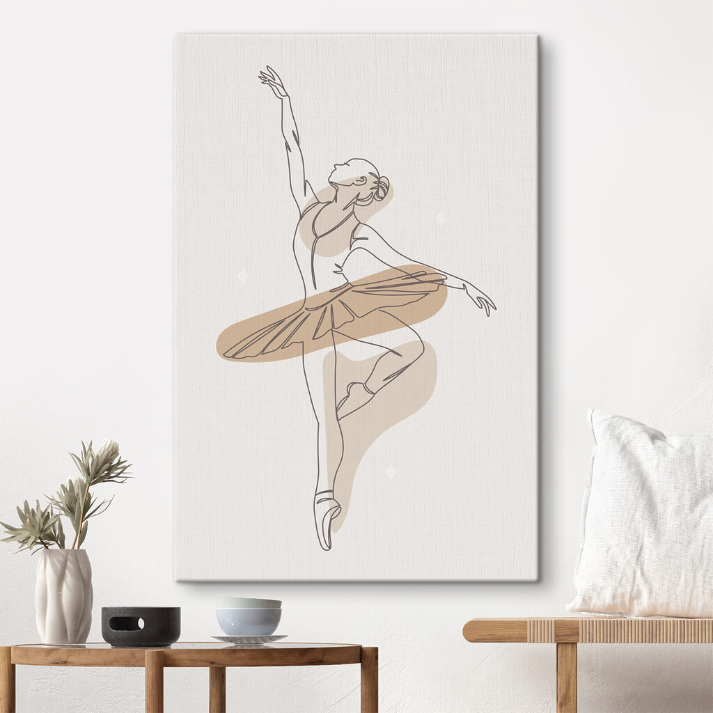 A drawing of a woman dancing A drawing of a woman dancing
