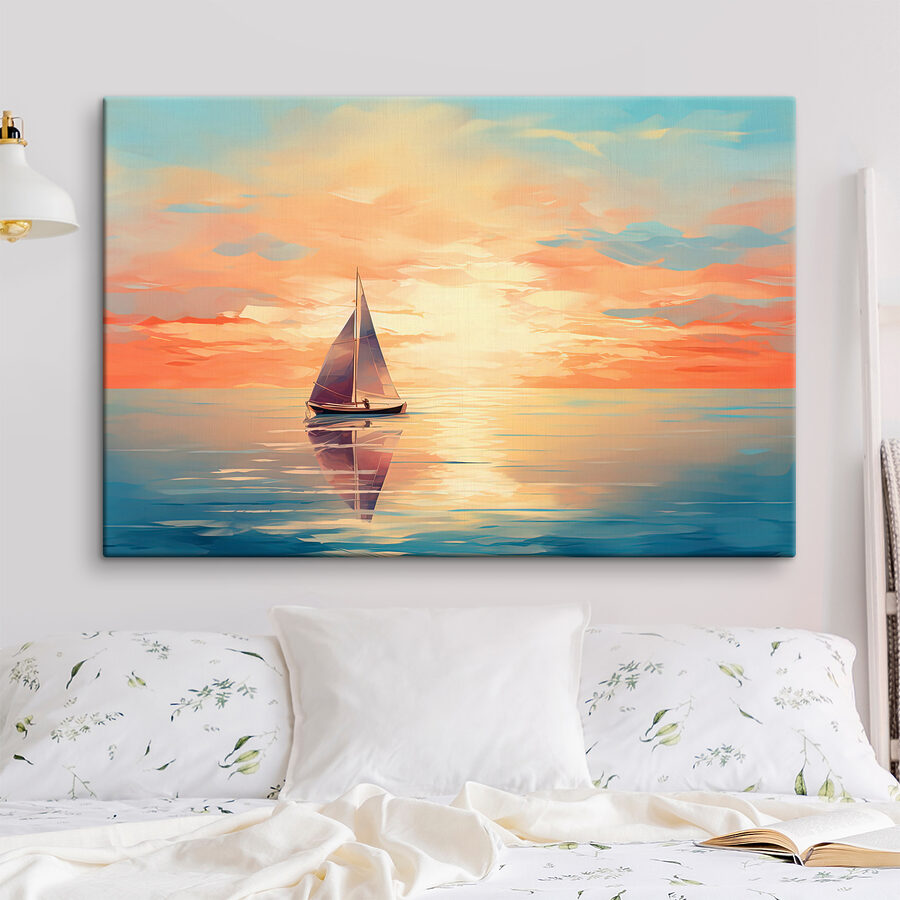 A sailboat on the water A sailboat on the water