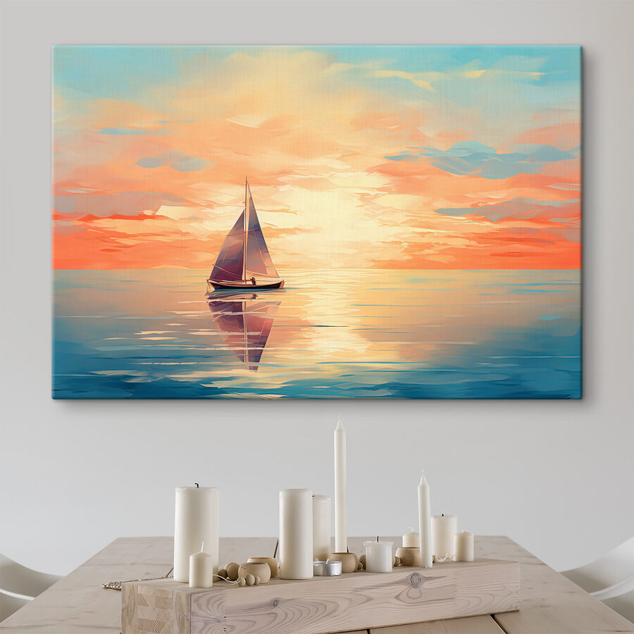 A sailboat on the water A sailboat on the water