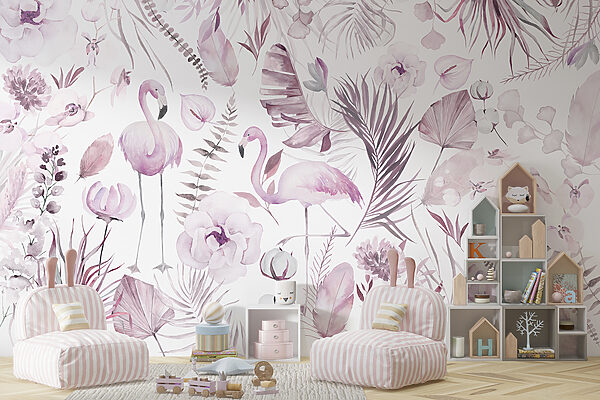 w00507v2pir8mr 600x400 - Un motif de fleurs et de flamants roses - tegory