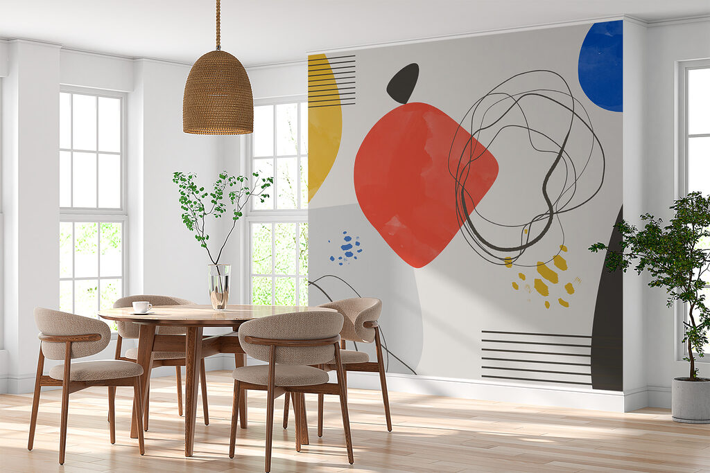 Une œuvre d'art colorée avec des lignes et des cercles w00514pik1r 1024x683 - Une œuvre d'art colorée avec des lignes et des cercles - tegory