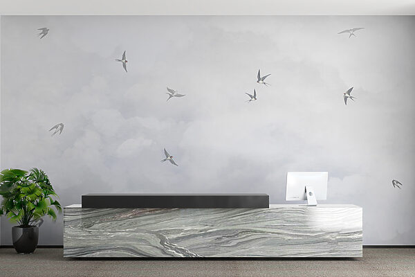 Un groupe d'oiseaux volant dans le ciel w00526pig64r 600x400 - Un groupe d'oiseaux volant dans le ciel - tegory