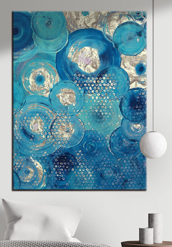 Motifs circulaires d'un bleu éclatant à la surface s01035pib5m 600x860 - Motifs circulaires d'un bleu éclatant à la surface - tegory